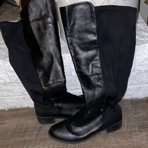 Lane Bryant Black Over the Knee Boots